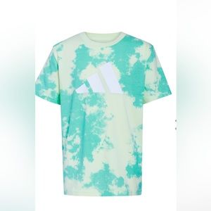 New adidas Bleach Printed Boys Short Sleeve T-Shirt